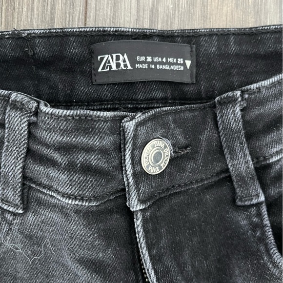 Zara black skinny jeans size 4 - Picture 2 of 3